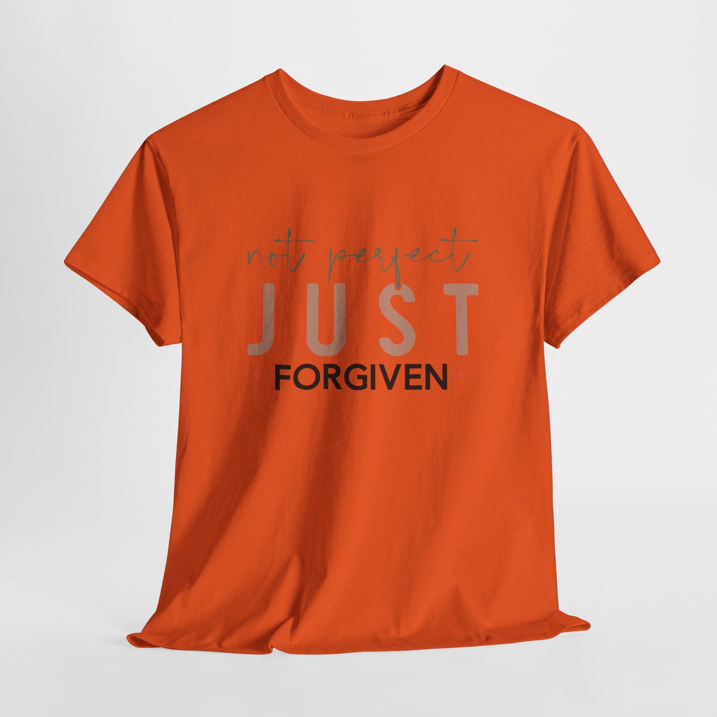 Not Perfect - Just Forgiven T-Shirt | Christian Apparel