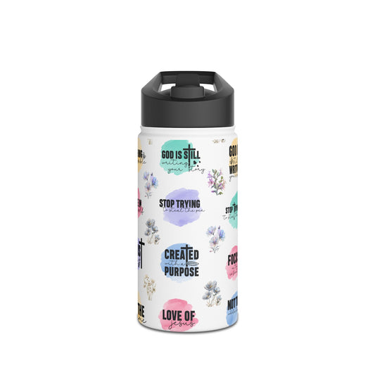 Affirmations | Stainless Steel Water Bottle, Standard Lid