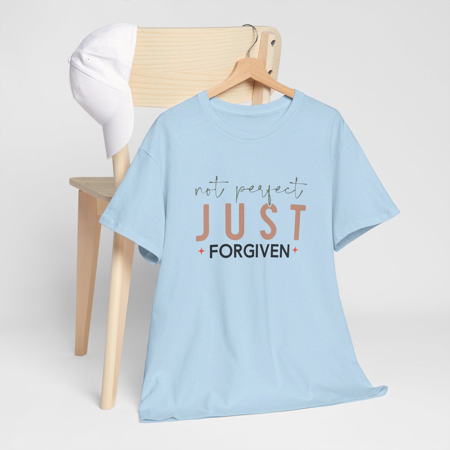 Not Perfect - Just Forgiven T-Shirt | Christian Apparel