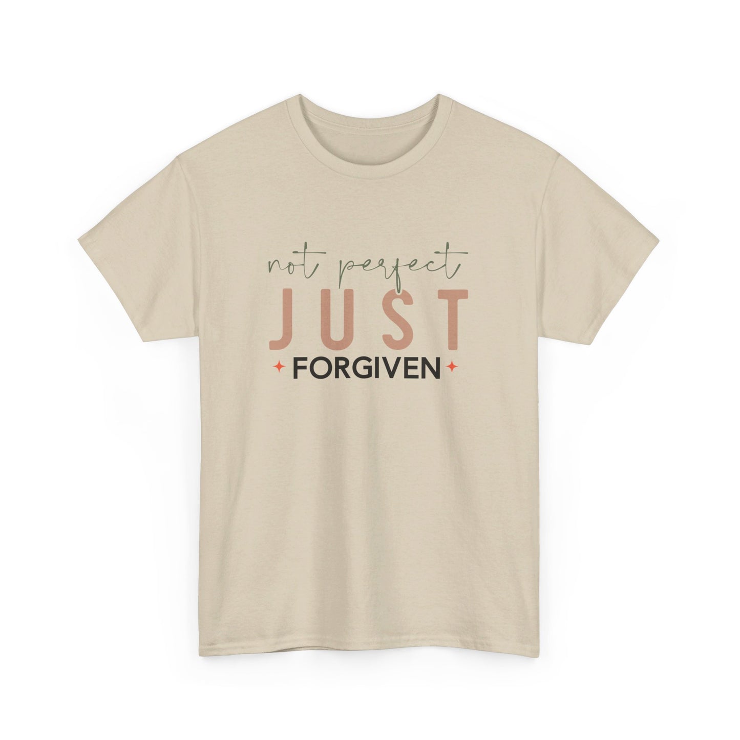 Not Perfect - Just Forgiven T-Shirt | Christian Apparel