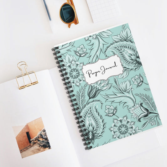 Prayer Journal-Mint | Spiral Notebook - Ruled Line