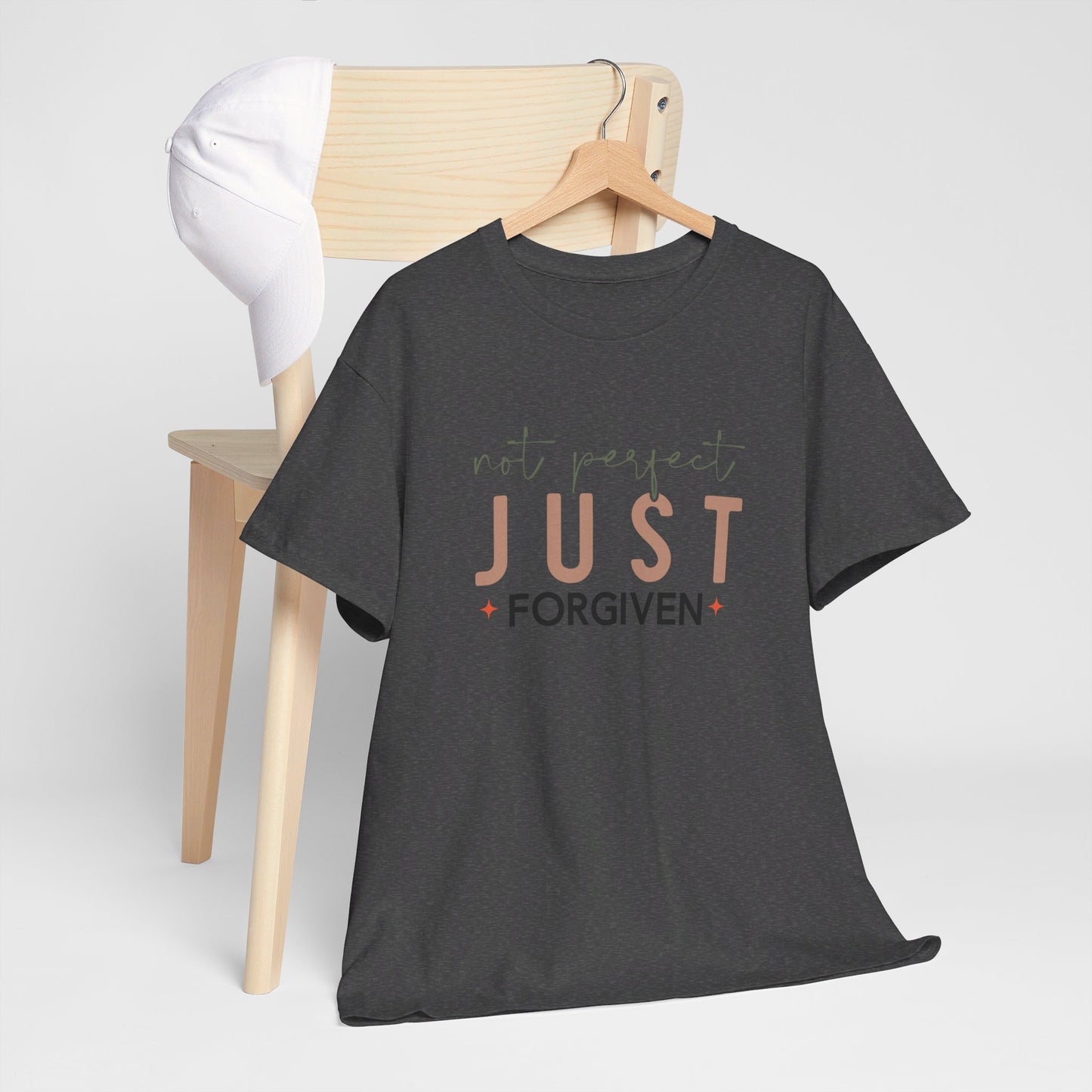 Not Perfect - Just Forgiven T-Shirt | Christian Apparel