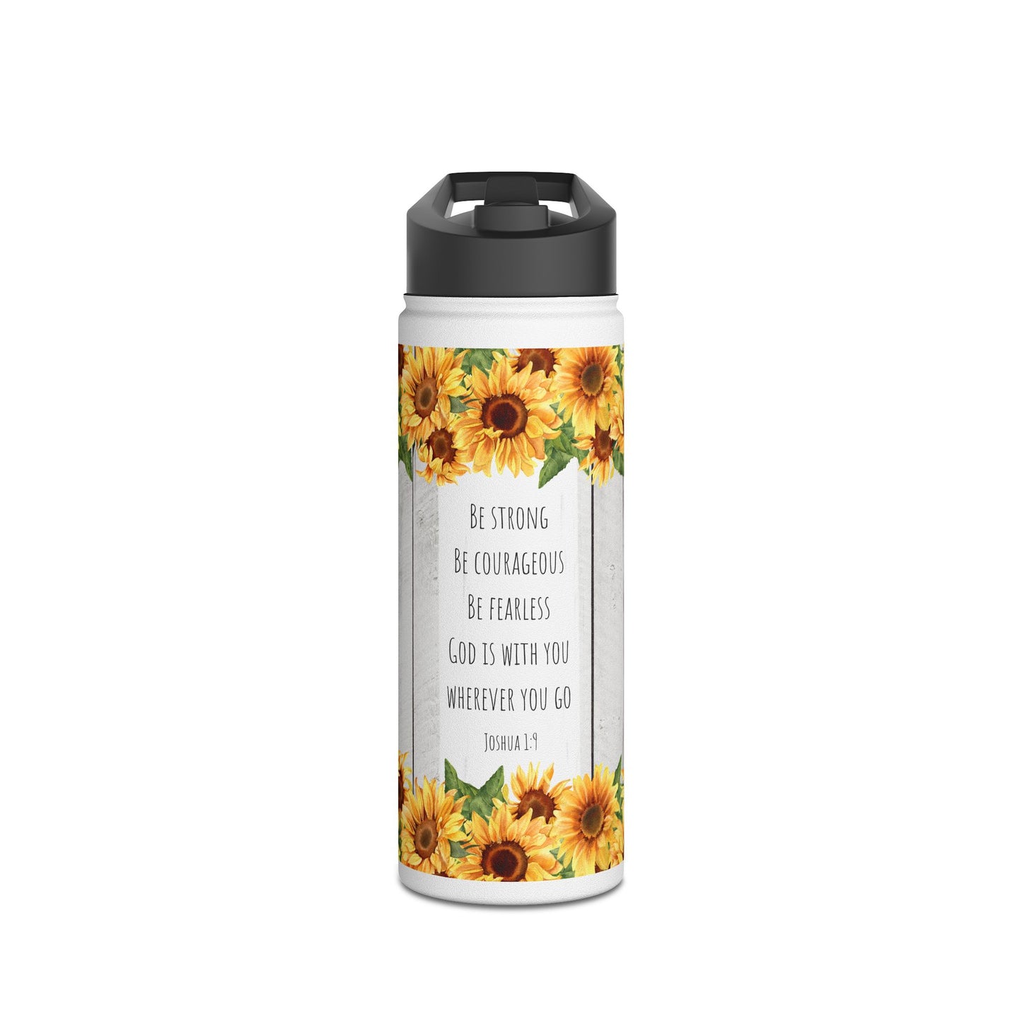 Be Strong | Stainless Steel Water Bottle, Standard Lid