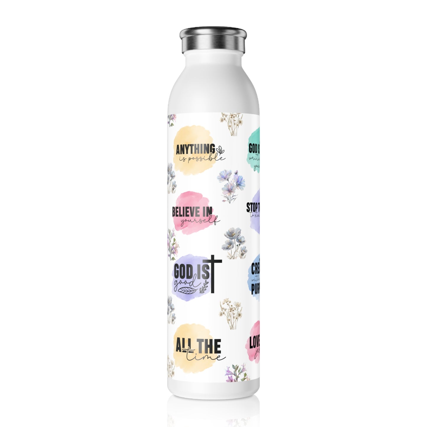 Affirmations | Slim Water Bottle