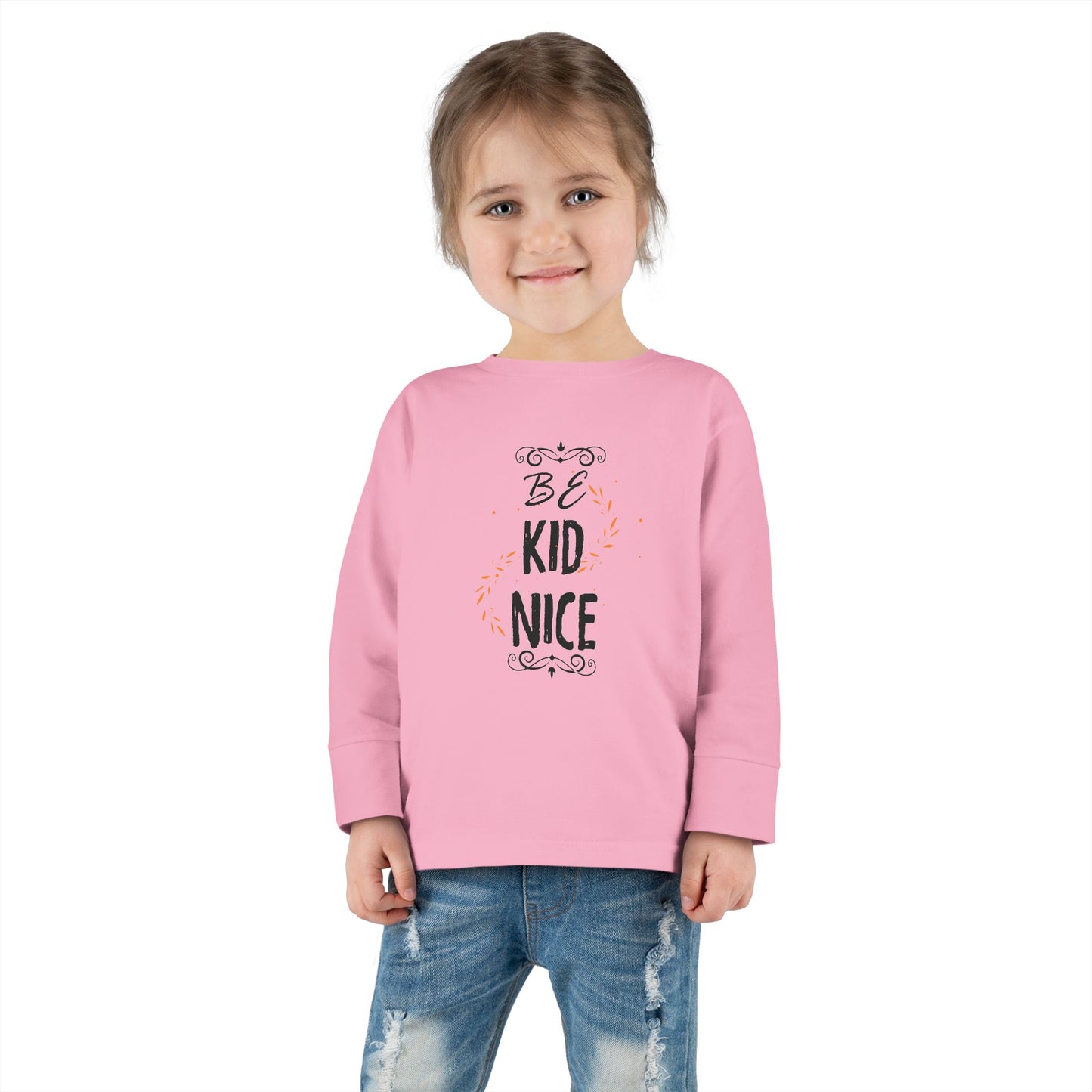 Be Kid Nice  | Toddler Long Sleeve Shirt