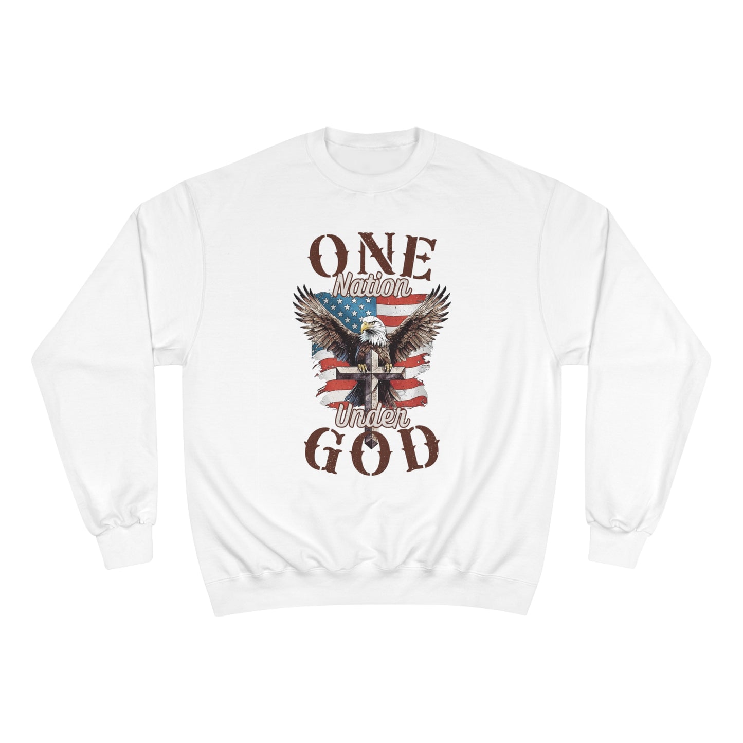 One Nation Under God | Men's Sweatshirt by Champion®