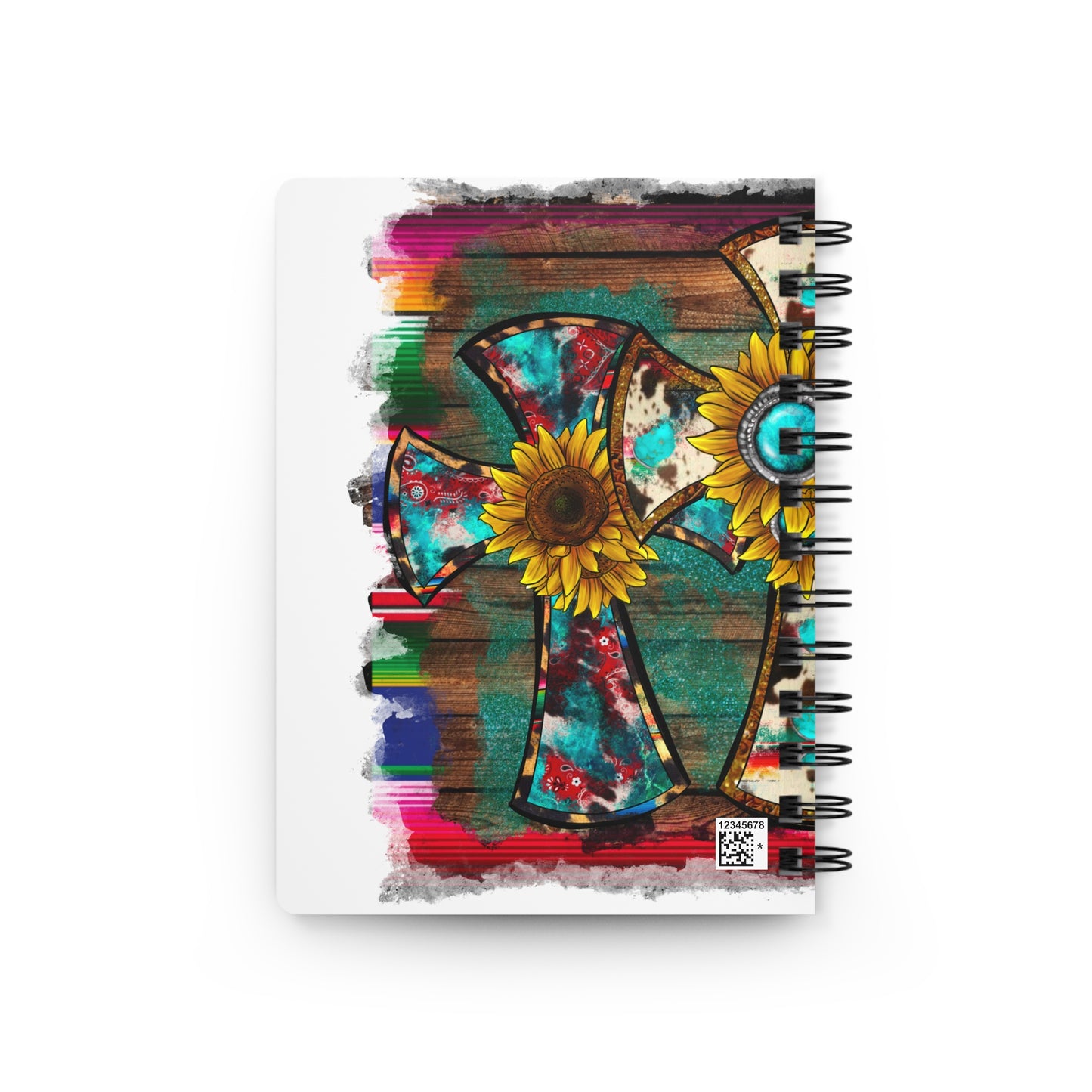 Sunflower Cross | Spiral Bound Journal