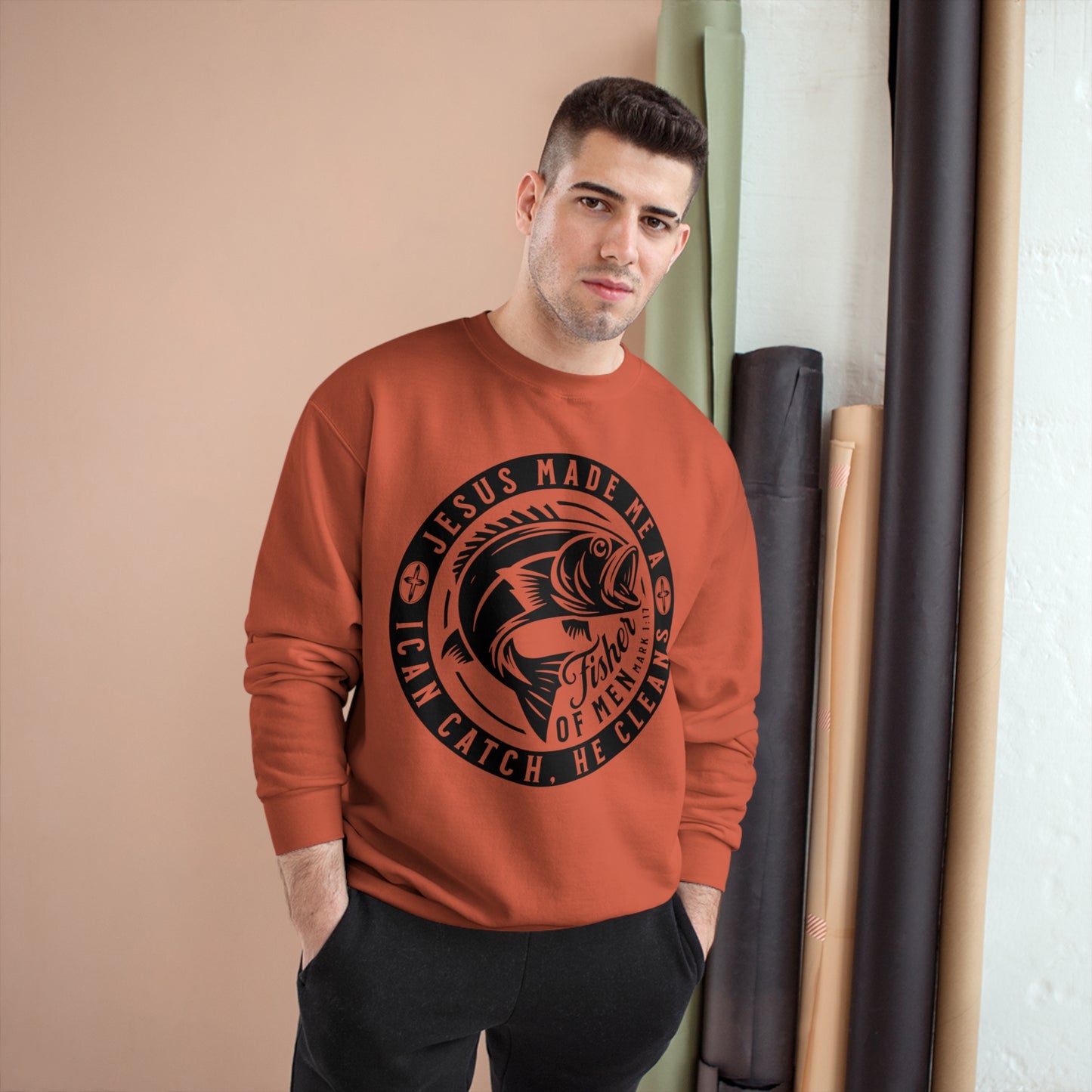 Fisher Of Men | Men's Sweatshirt by Champion®