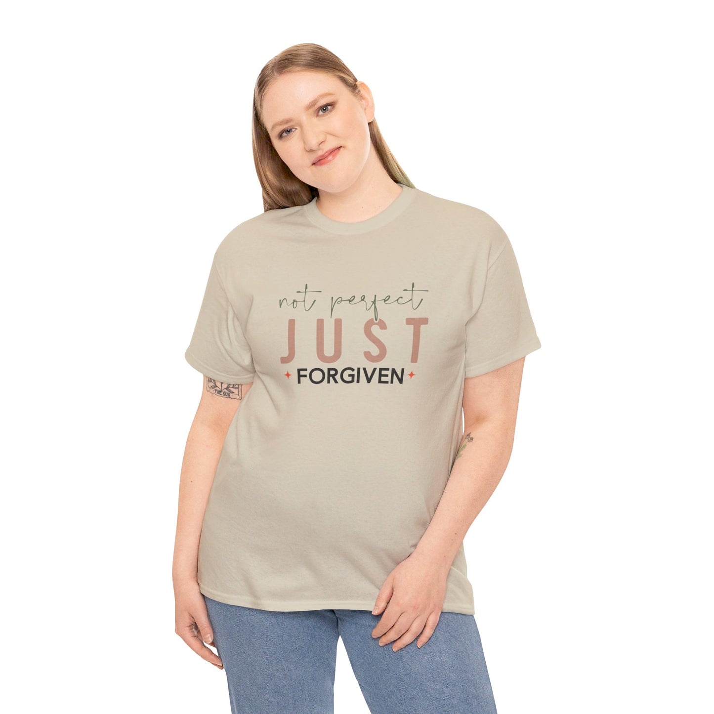 Not Perfect - Just Forgiven T-Shirt | Christian Apparel