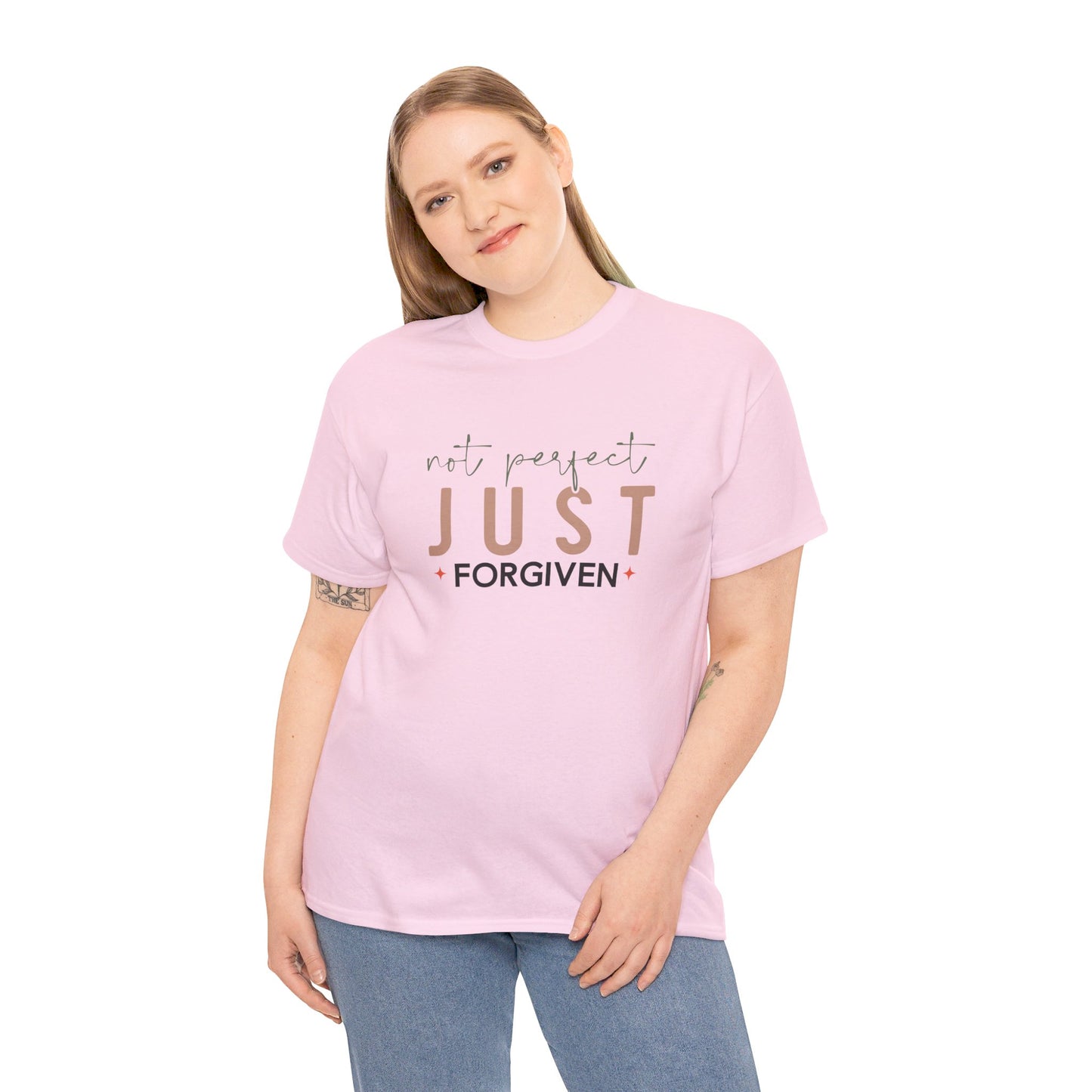 Not Perfect - Just Forgiven T-Shirt | Christian Apparel