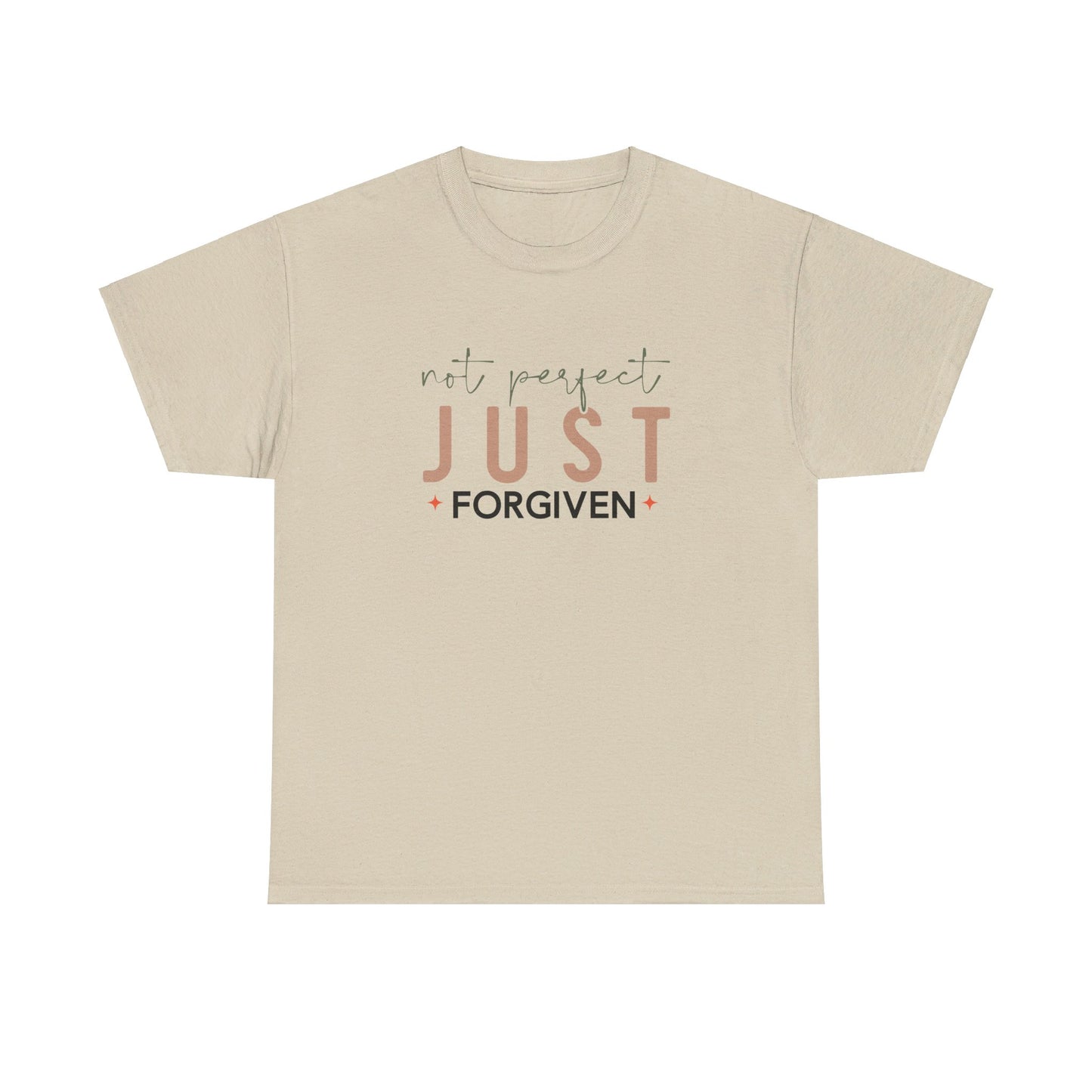 Not Perfect - Just Forgiven T-Shirt | Christian Apparel