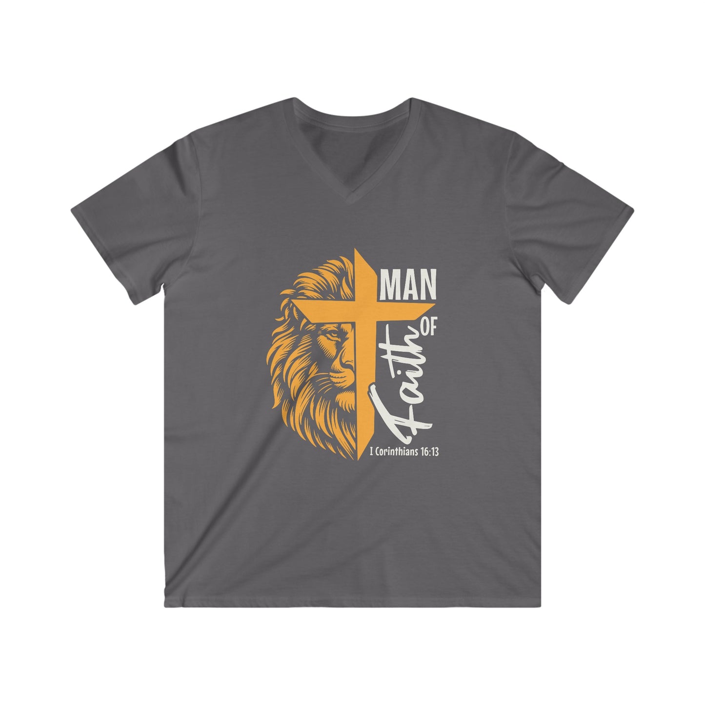 Men Of Faith | Men's V-Neck T-shirt