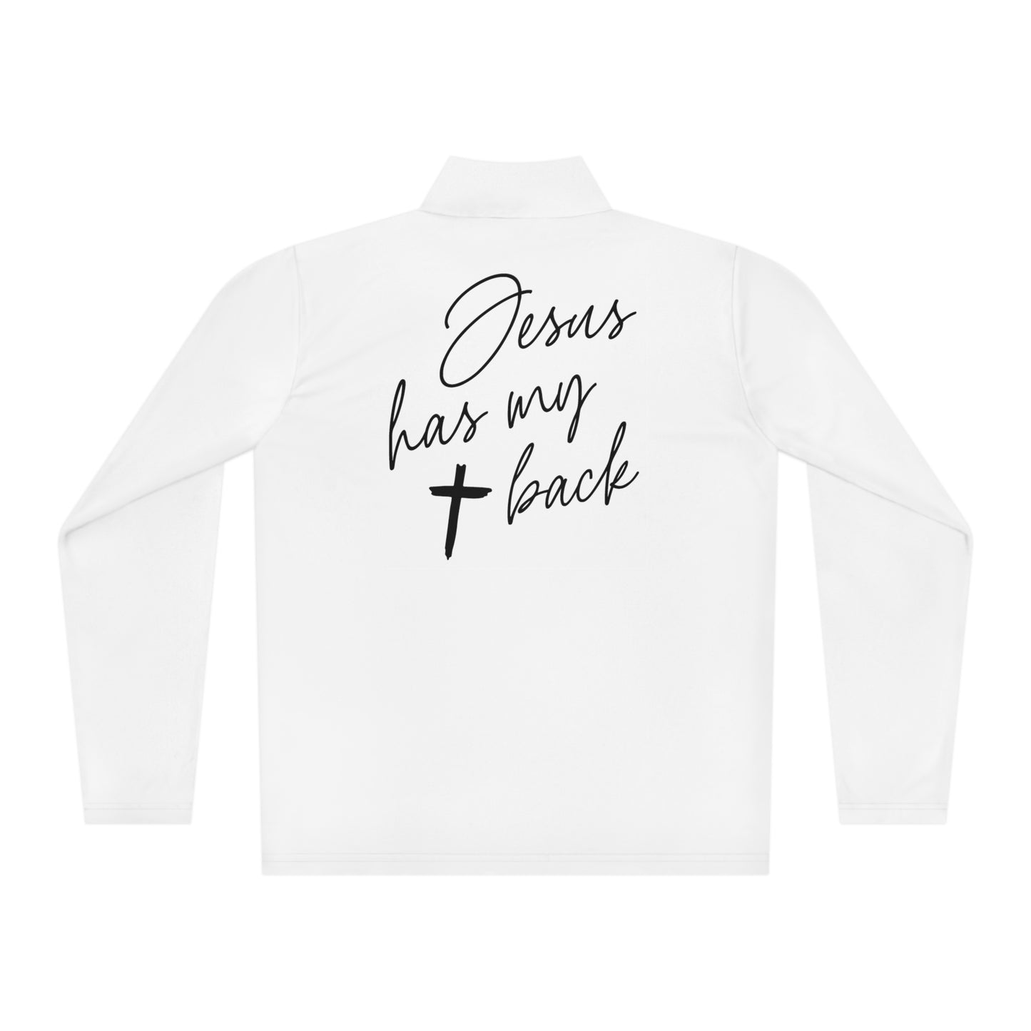 Jesus Has My Back | Women's Quarter-Zip Pullover