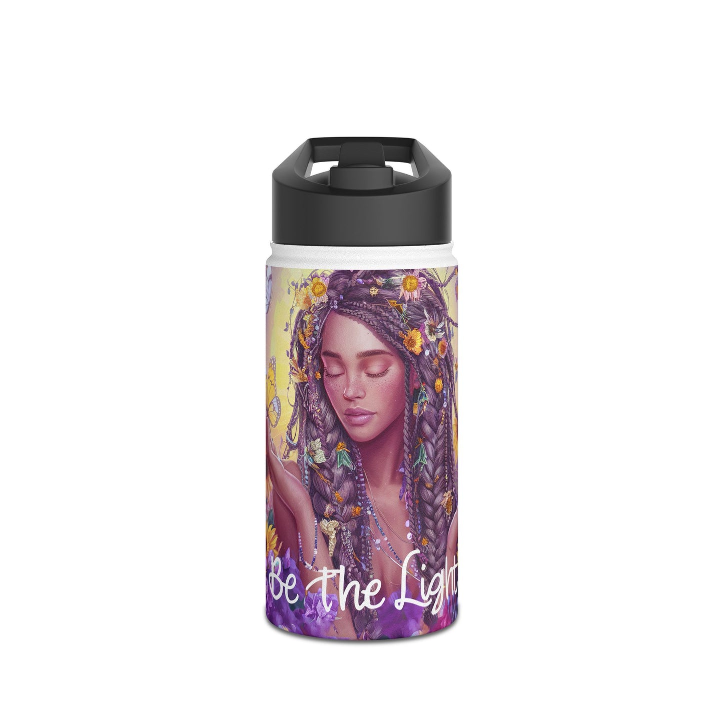 Be the Light | Stainless Steel Water Bottle, Standard Lid