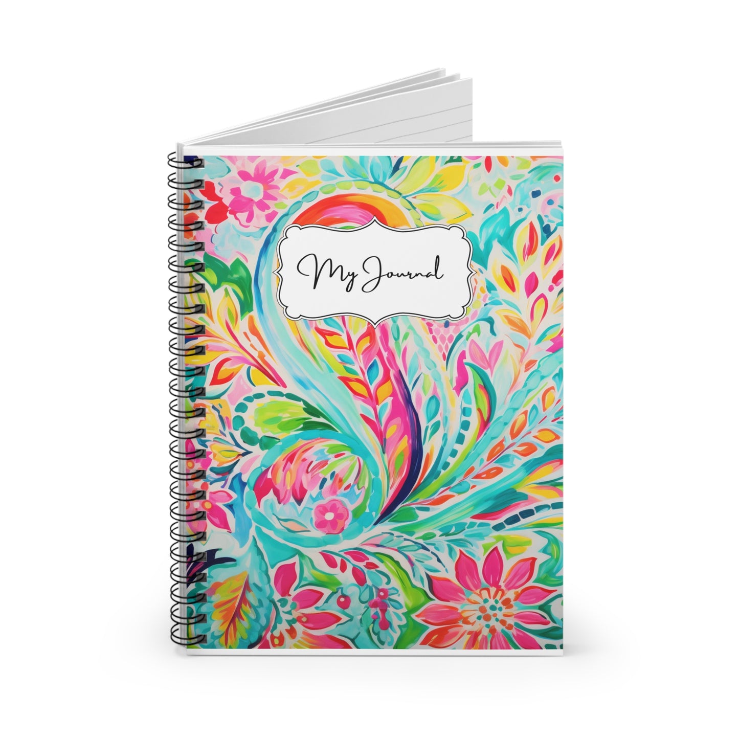 My Journal-Floral | Spiral Notebook - Ruled Line