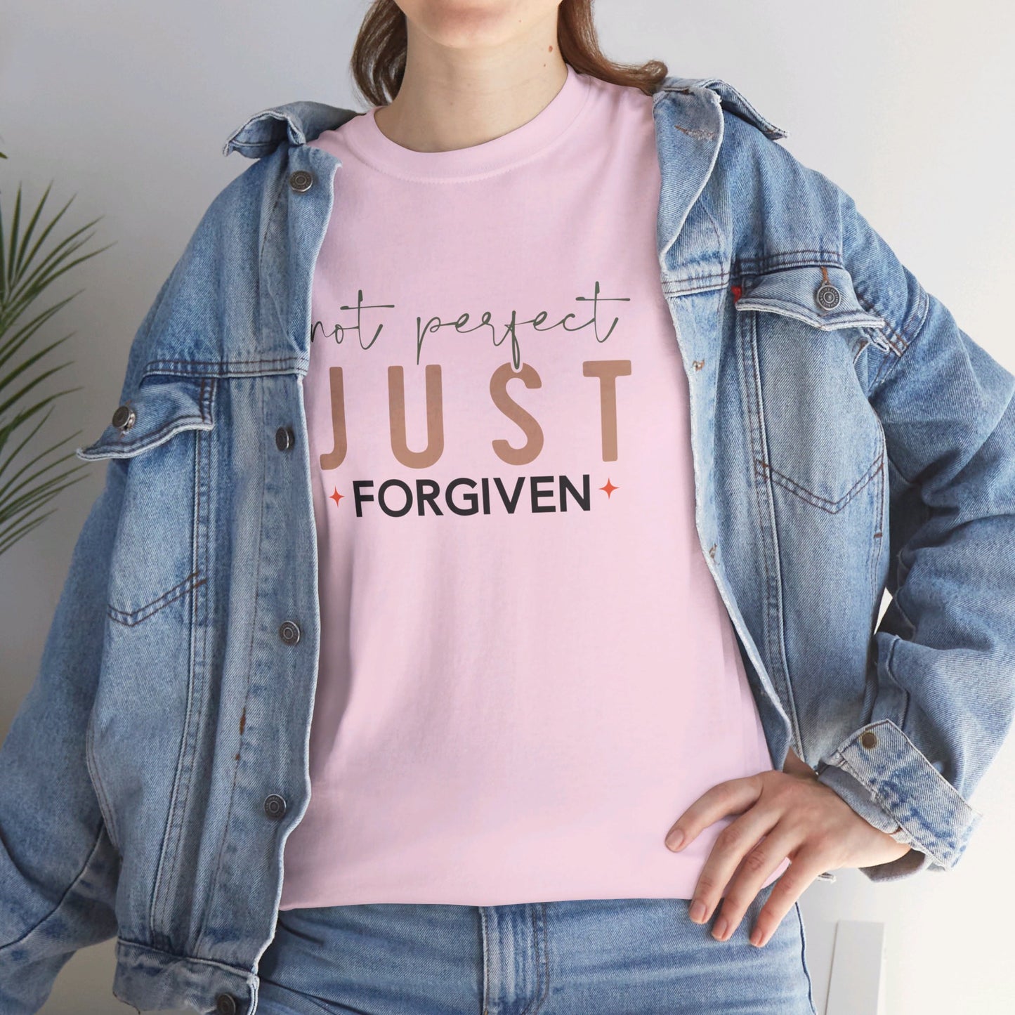 Not Perfect - Just Forgiven T-Shirt | Christian Apparel