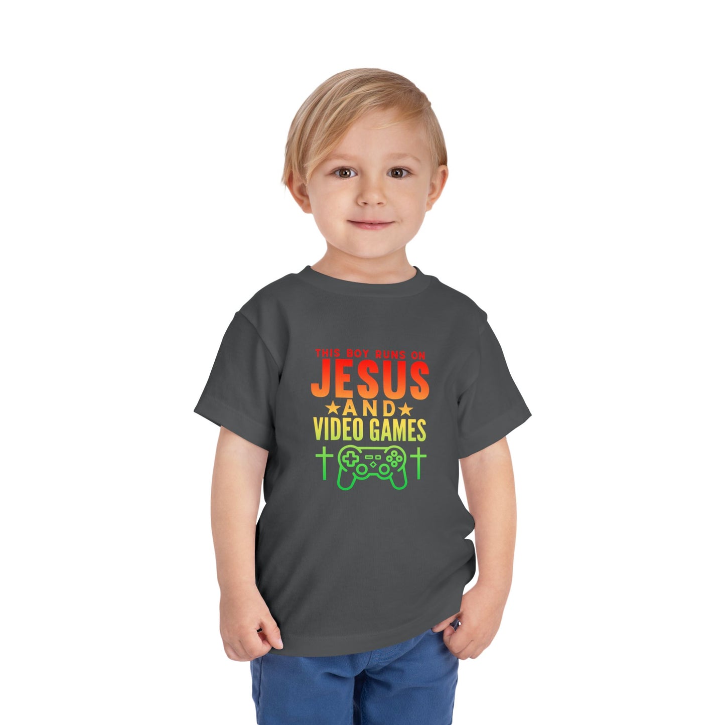 Jesus And Video Games | Toddler Boy's T-shirt