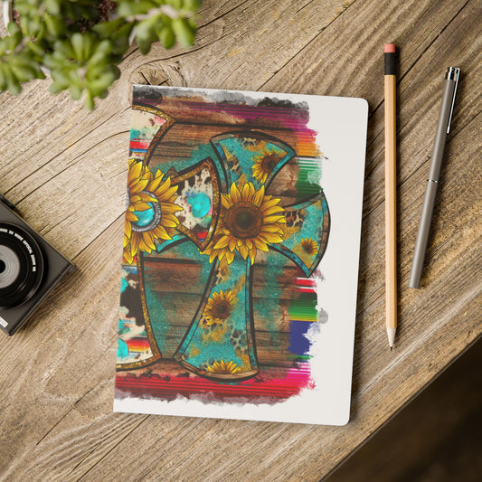 Sunflower Cross | Softcover Journal