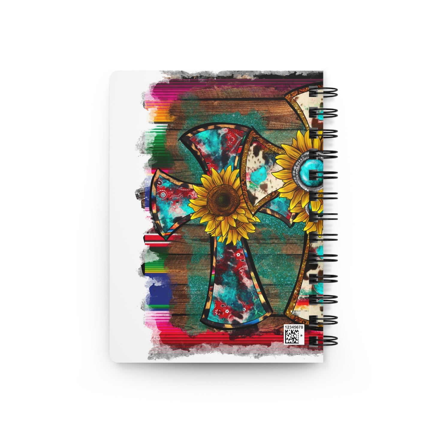 My Journal-Sunflower Cross | Spiral Bound Journal