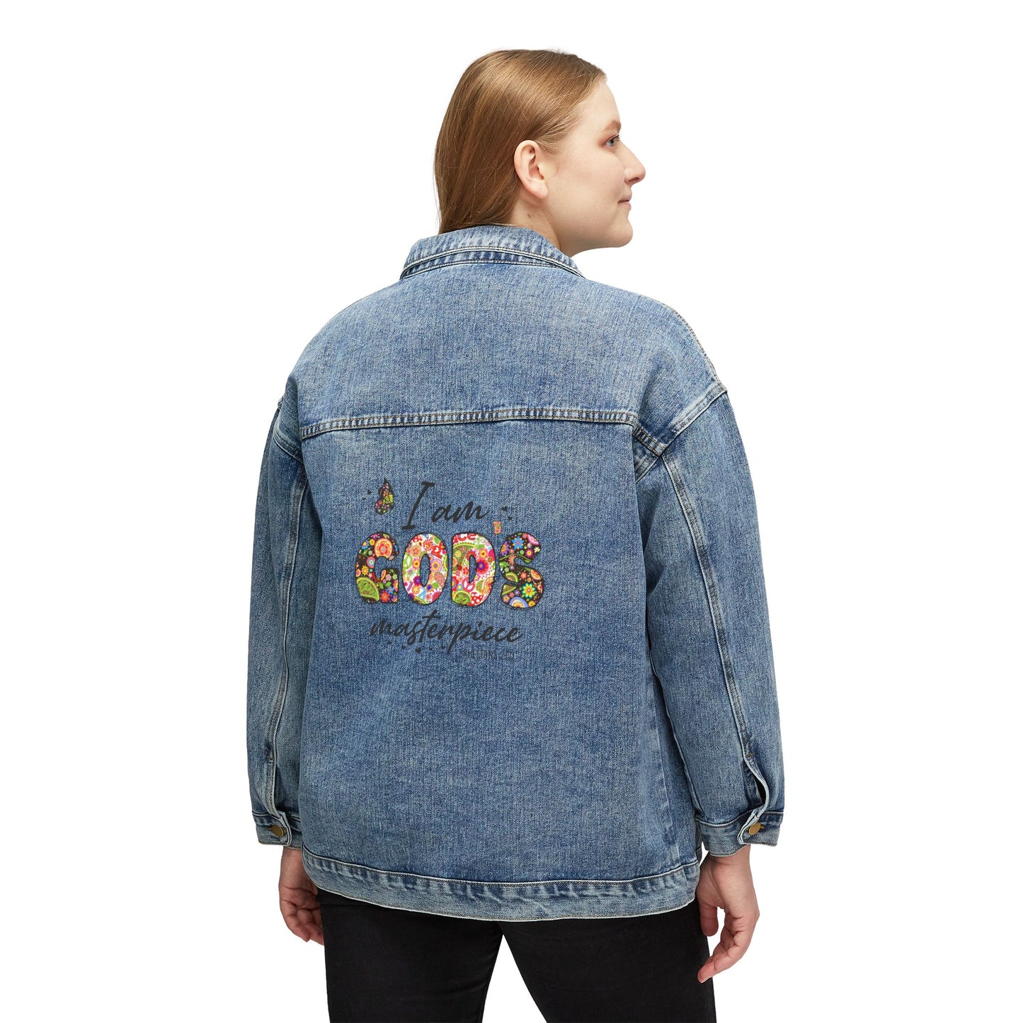 I Am Gods Masterpiece | Women's Denim Jacket