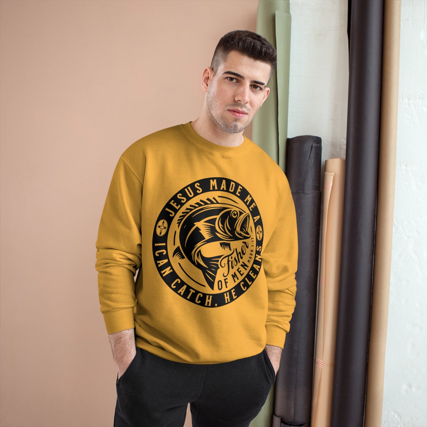 Fisher Of Men | Men's Sweatshirt by Champion®