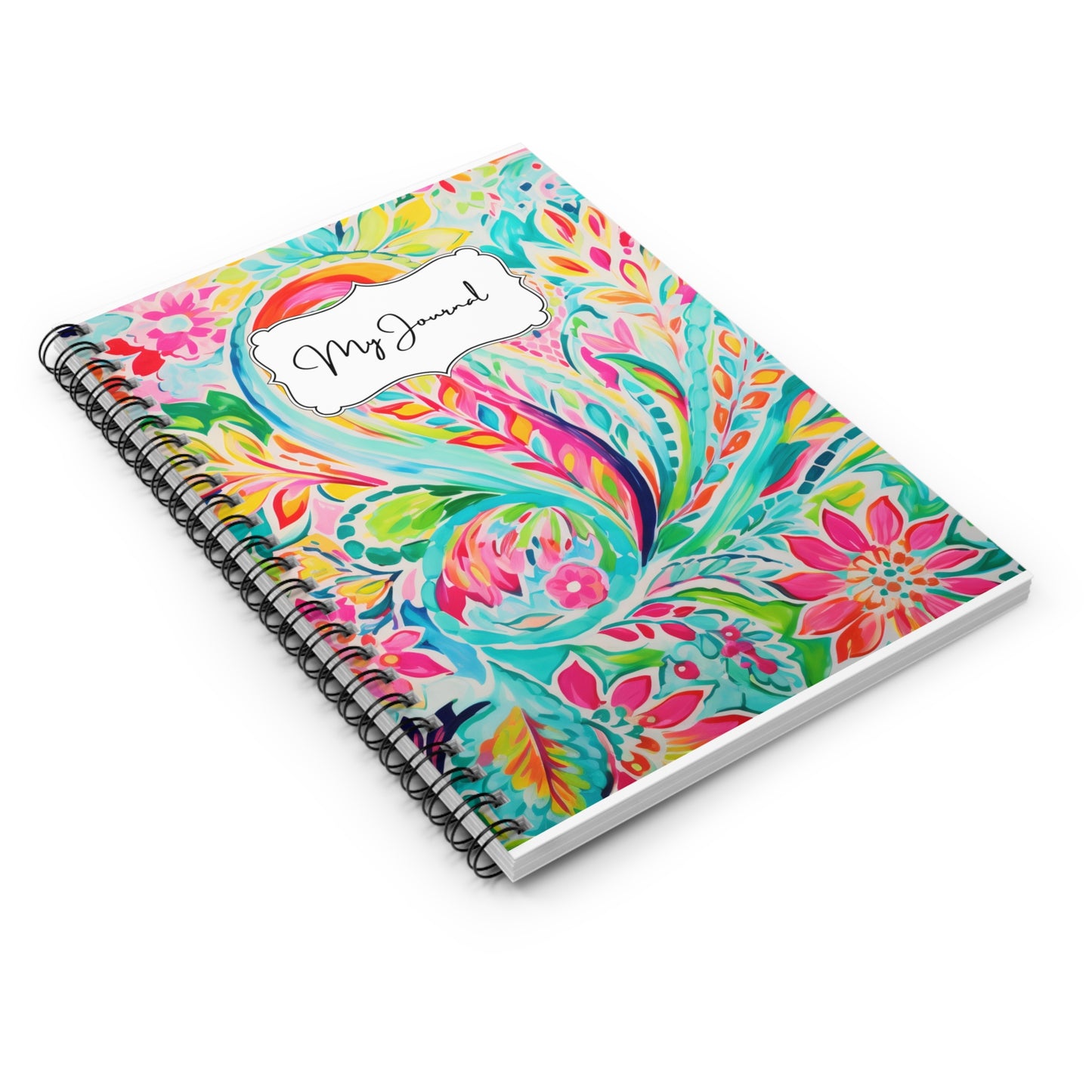 My Journal-Floral | Spiral Notebook - Ruled Line