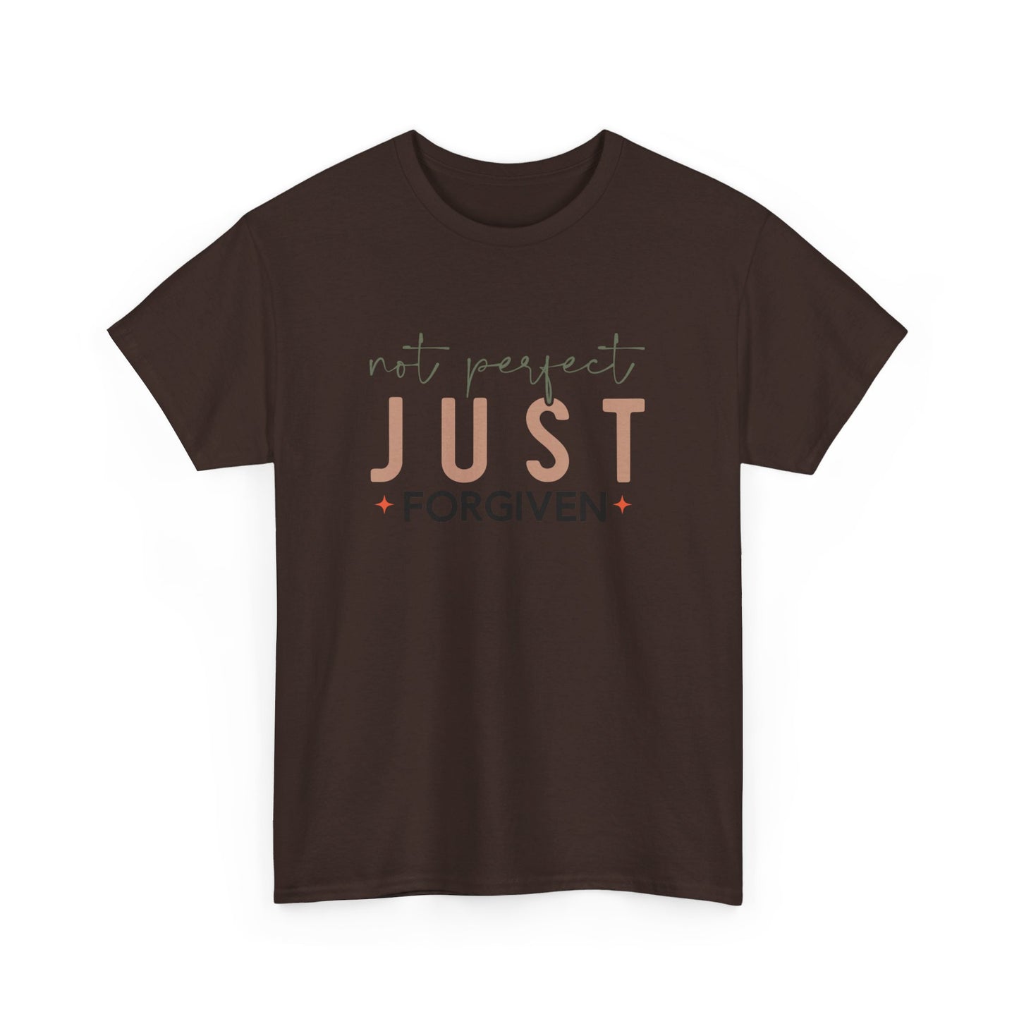 Not Perfect - Just Forgiven T-Shirt | Christian Apparel