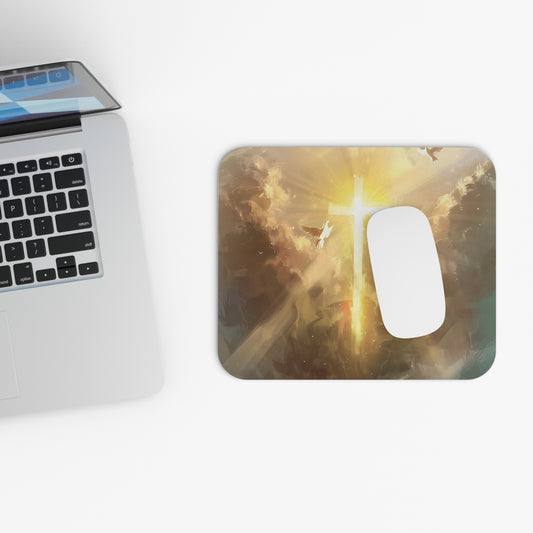 Gold Cross | Mouse Pad (Rectangle)