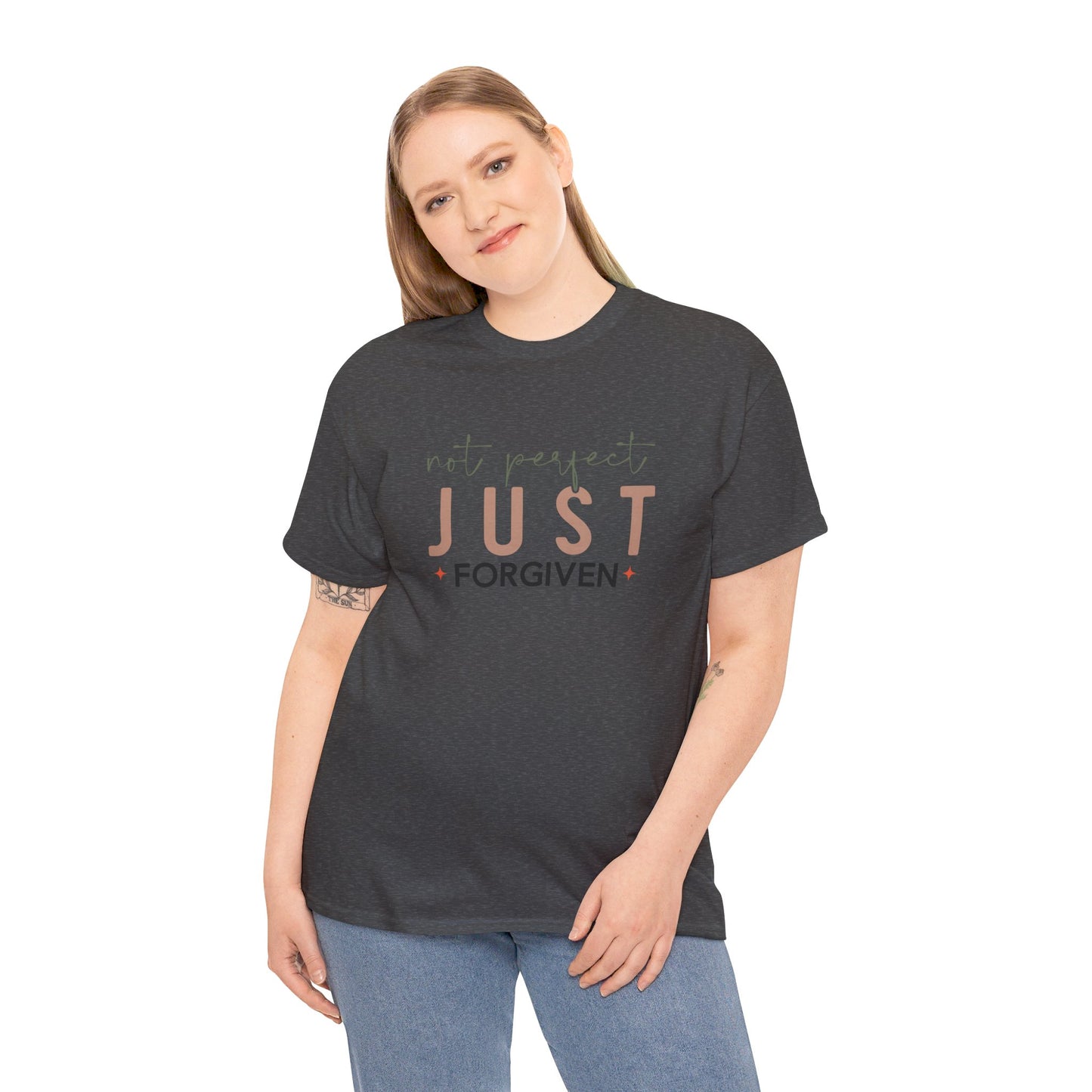 Not Perfect - Just Forgiven T-Shirt | Christian Apparel