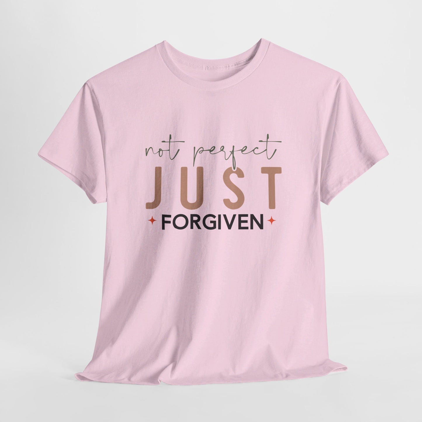 Not Perfect - Just Forgiven T-Shirt | Christian Apparel