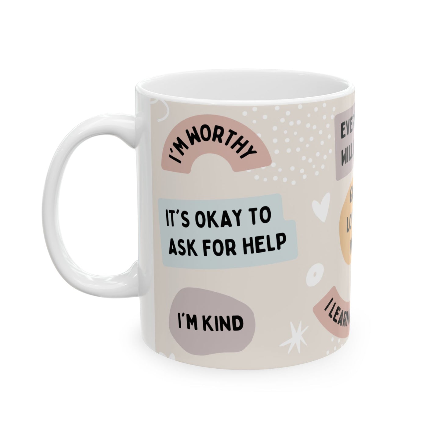 I'm Worthy Mug, Christian Coffee Mug l  (11oz, 15oz) Ceramic