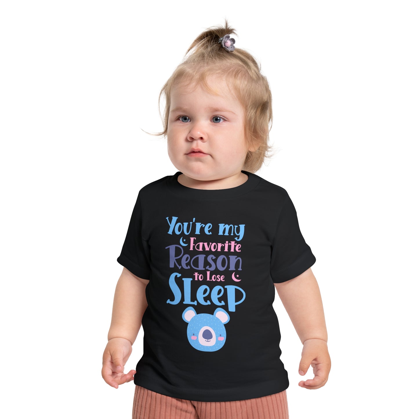 You Are My Favourite Reason To Loose Sleep | Infant Girl's Jersey Tee