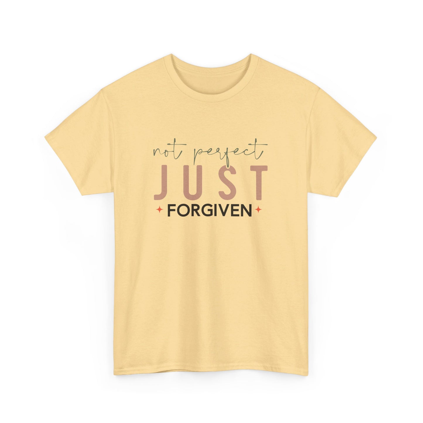 Not Perfect - Just Forgiven T-Shirt | Christian Apparel