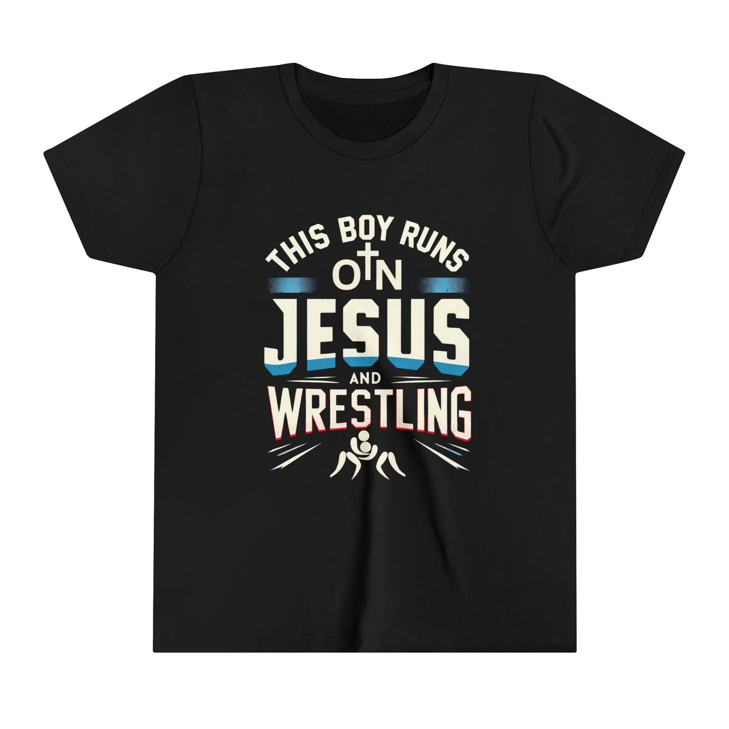 Jesus And Wrestling | Youth Boy's T-shirt