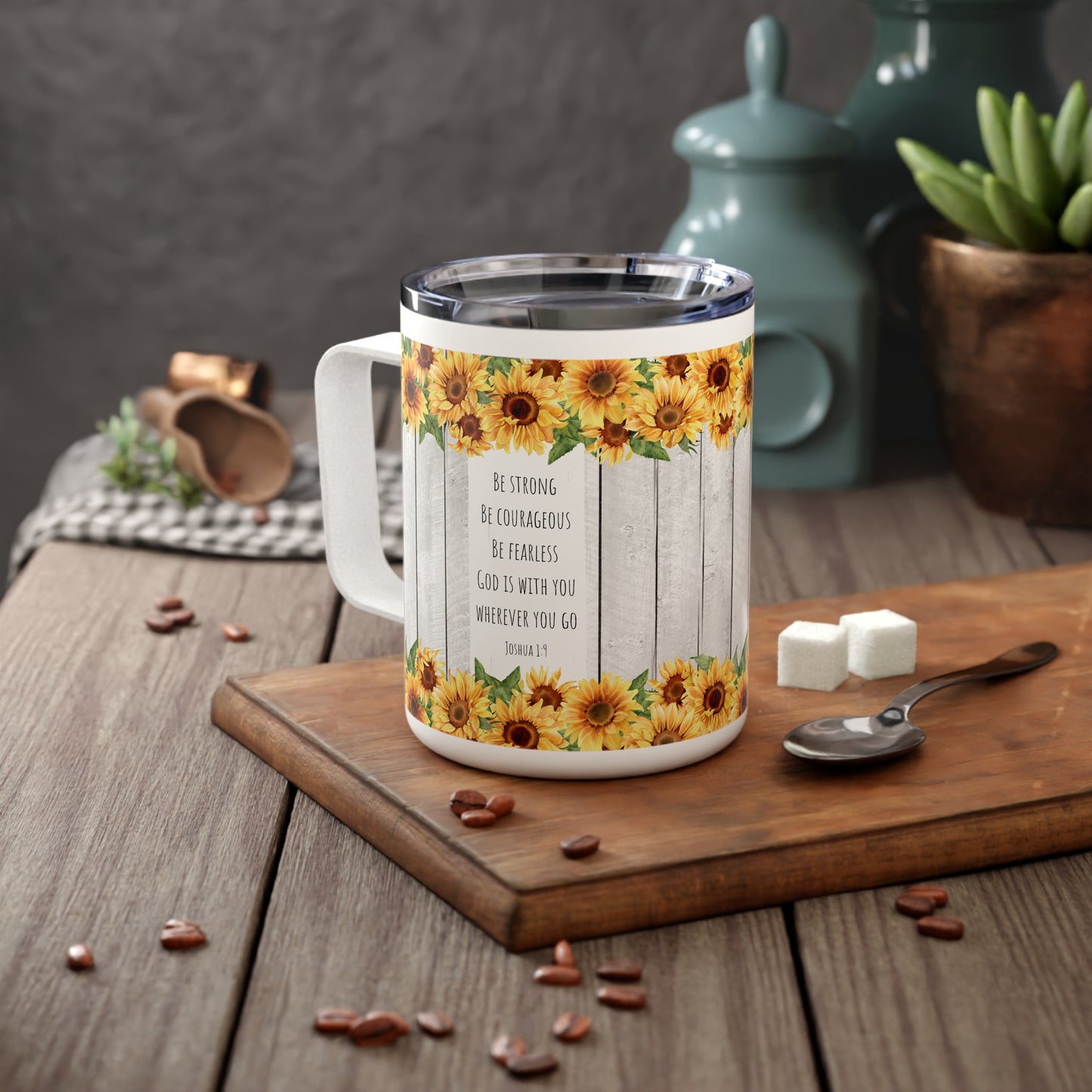 Be Strong | Insulated Coffee Mug, 10oz