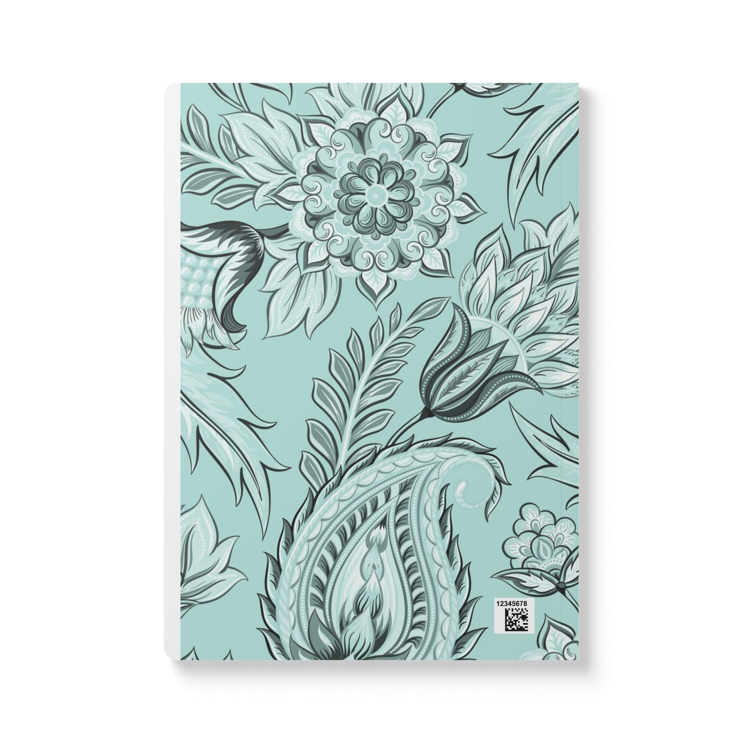 Mint Seamless Floral | Softcover Journal