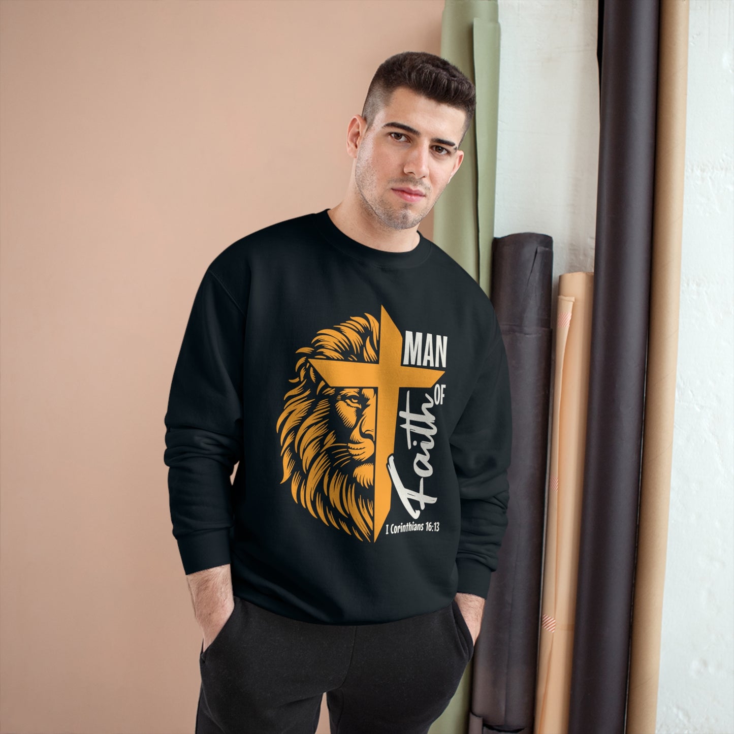 Men Of Faith | Men's Sweatshirt by Champion®