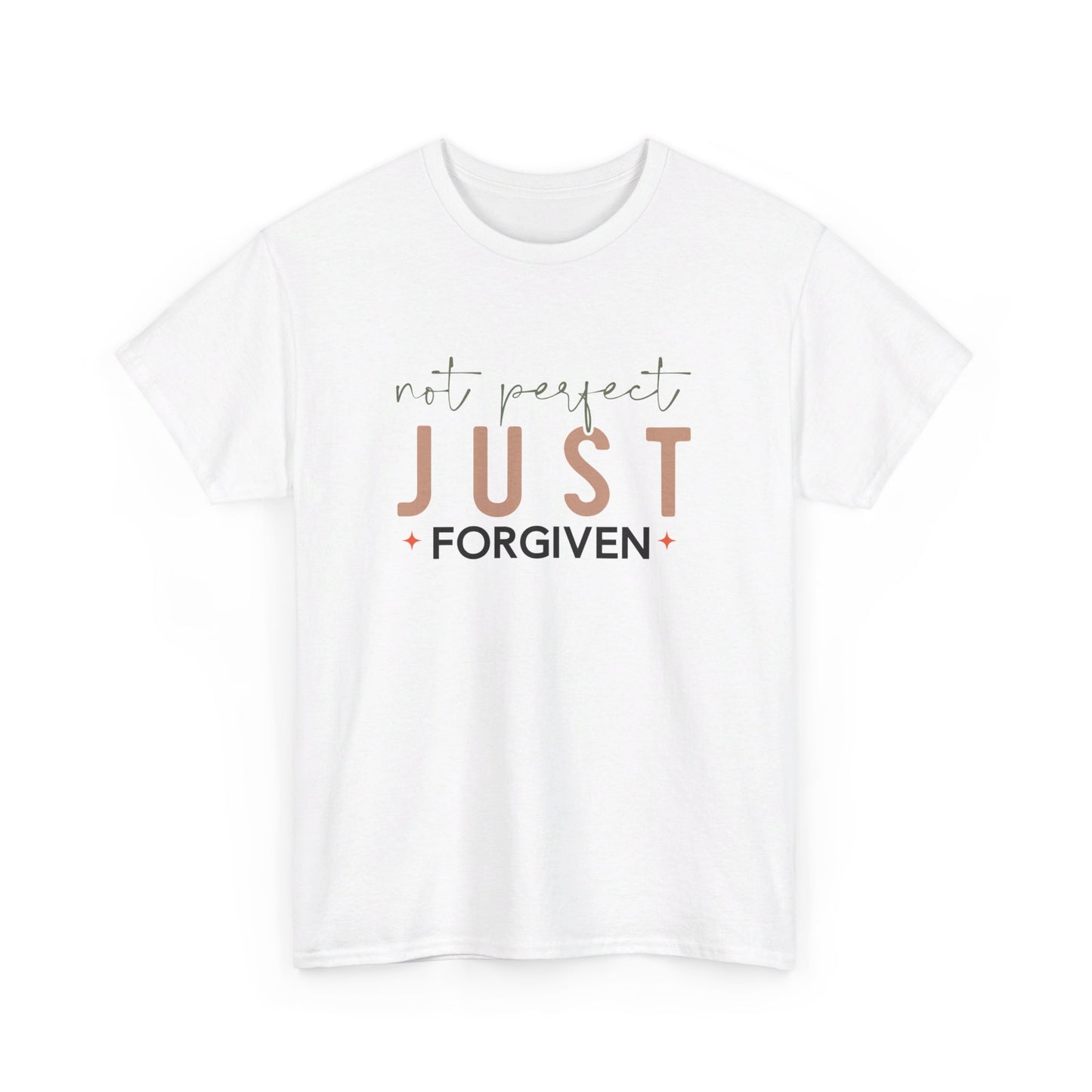 Not Perfect - Just Forgiven T-Shirt | Christian Apparel