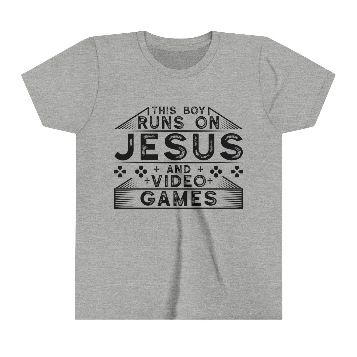 Jesus And Video Games | Youth Boy's T-shirt