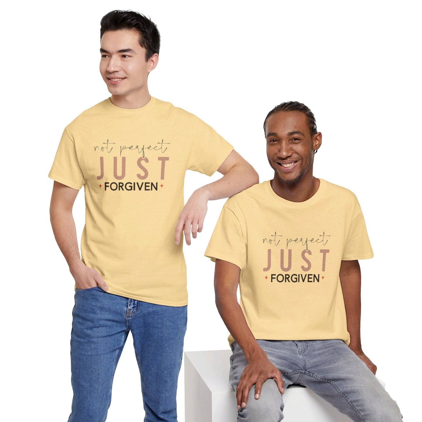 Not Perfect - Just Forgiven T-Shirt | Christian Apparel