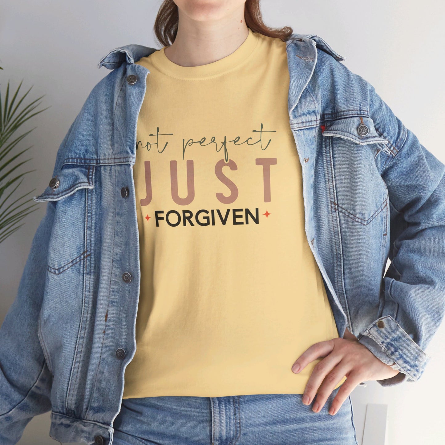 Not Perfect - Just Forgiven T-Shirt | Christian Apparel