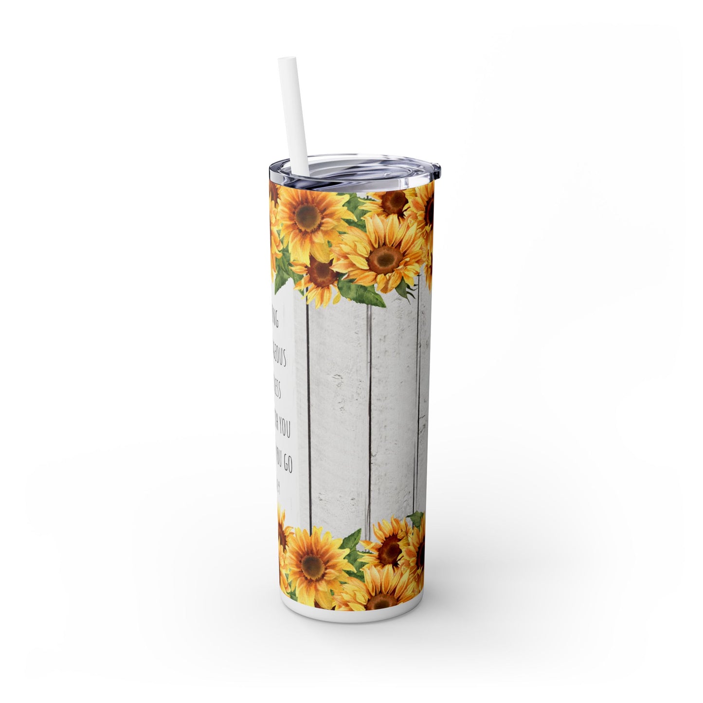 Be the Light | Skinny Tumbler with Straw, 20oz