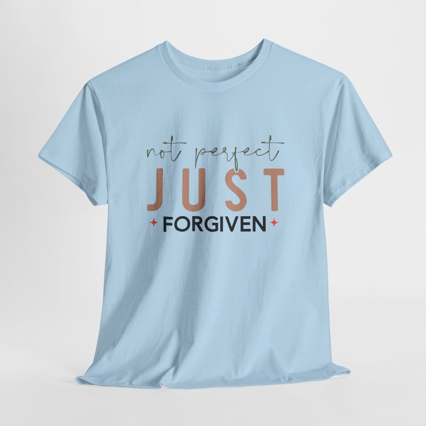 Not Perfect - Just Forgiven T-Shirt | Christian Apparel