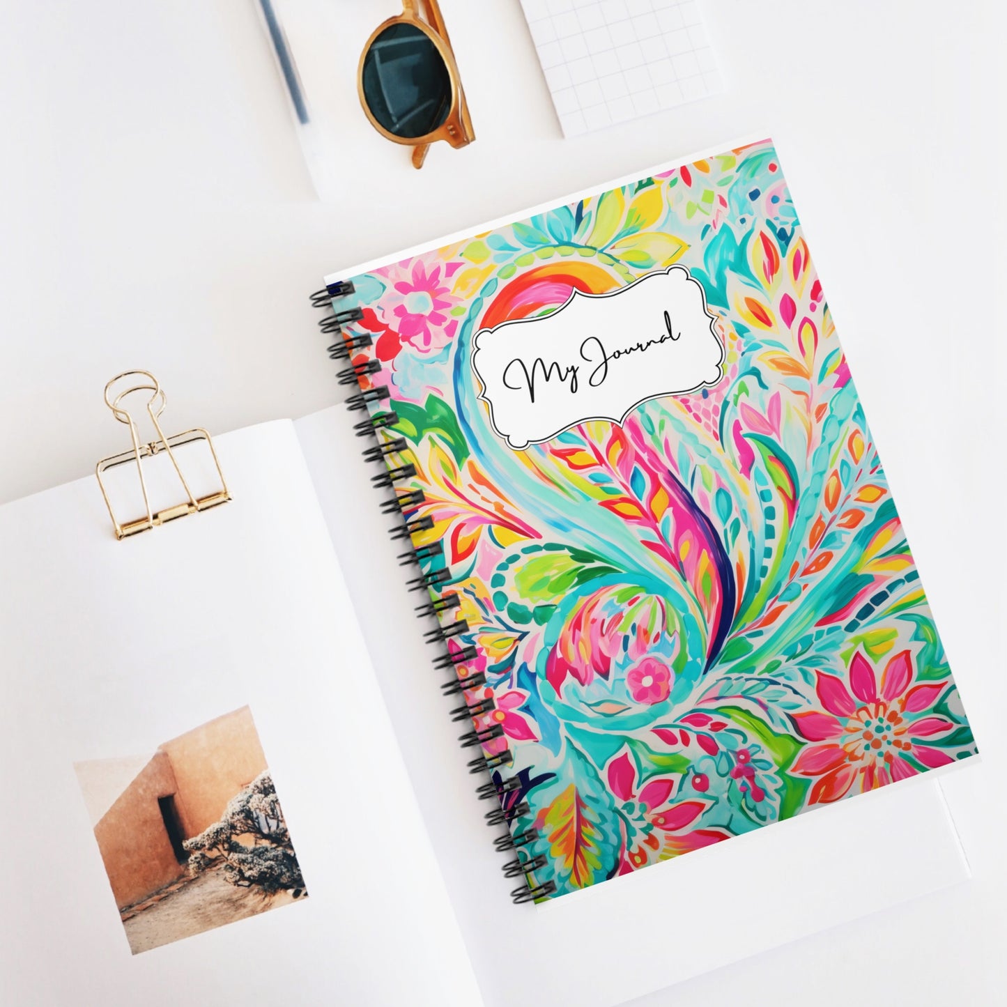 My Journal-Floral | Spiral Notebook - Ruled Line