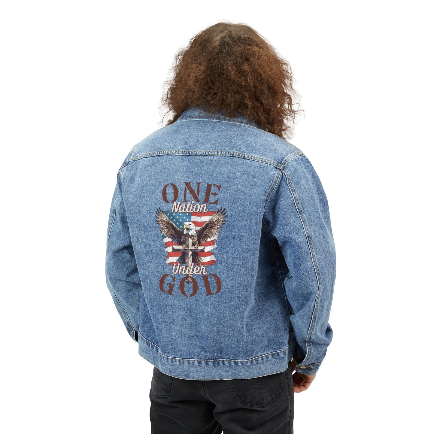 One Nation Under God | Men's Denim Jacket