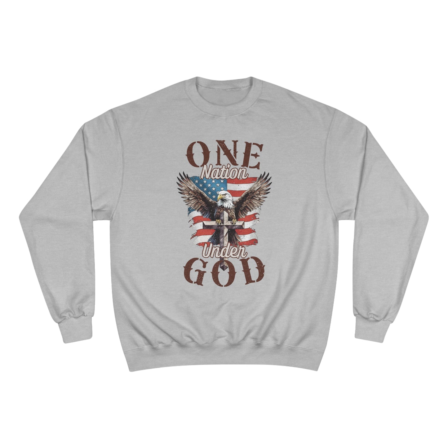 One Nation Under God | Men's Sweatshirt by Champion®