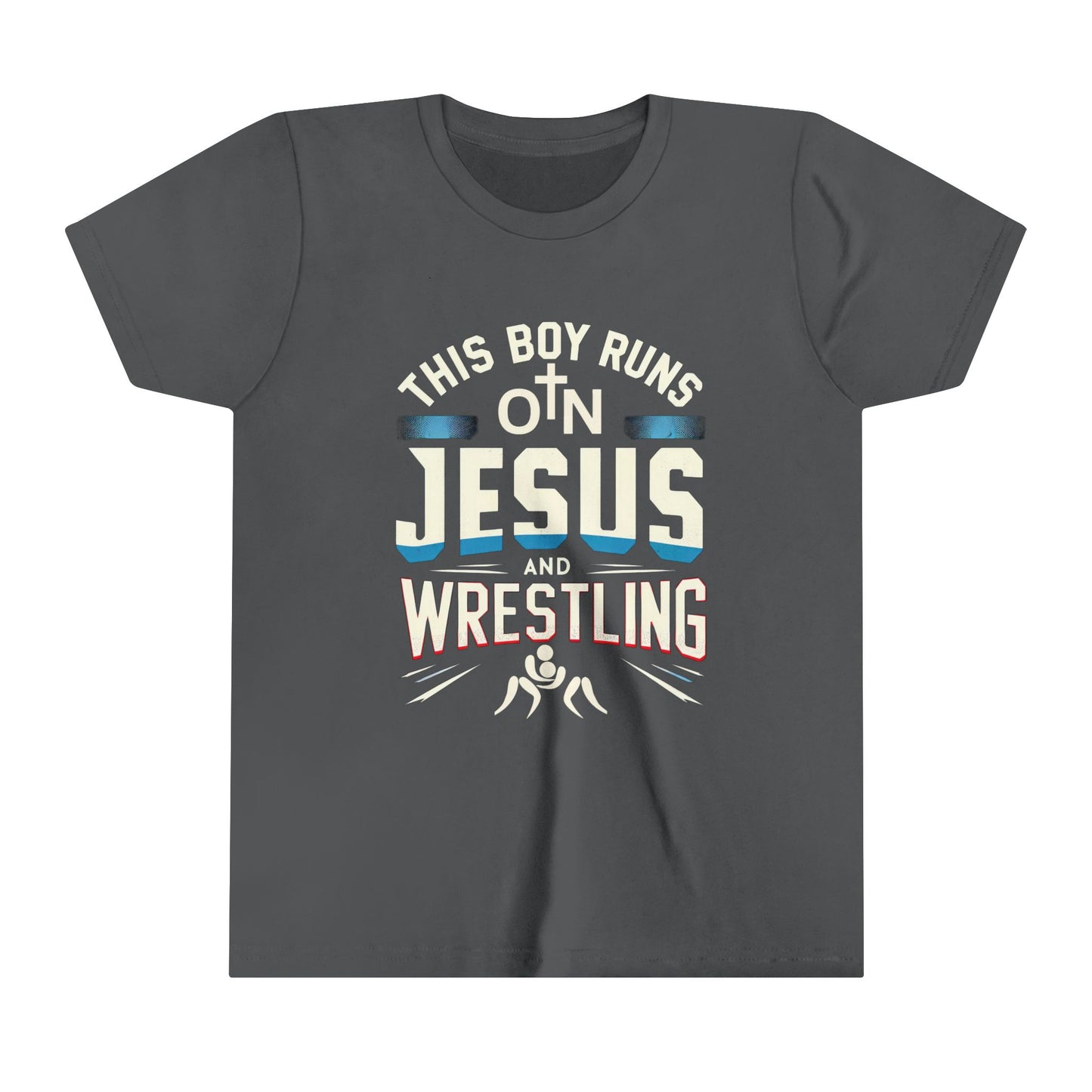 Jesus And Wrestling | Youth Boy's T-shirt