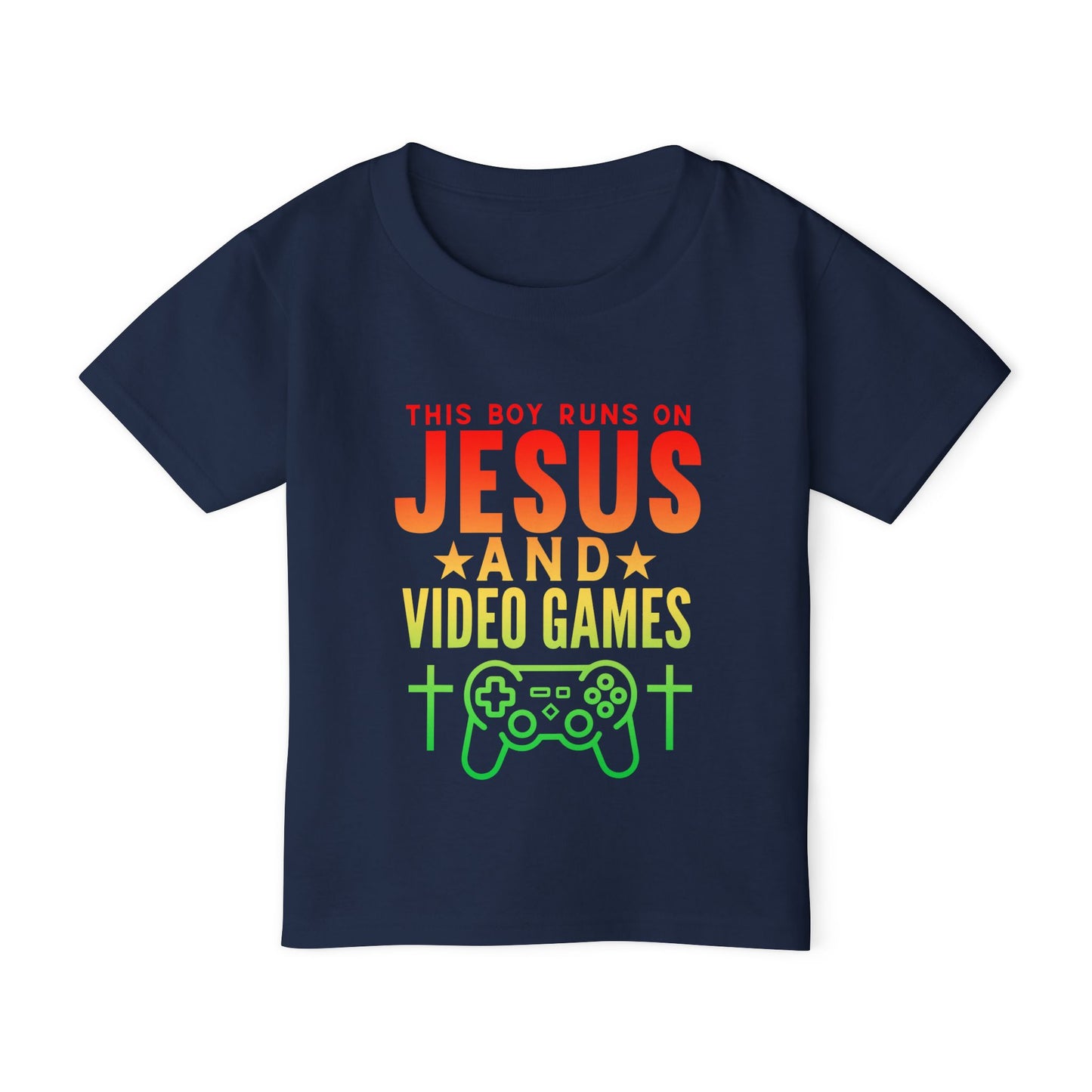 Jesus And Video Games | Toddler Boy's T-shirt