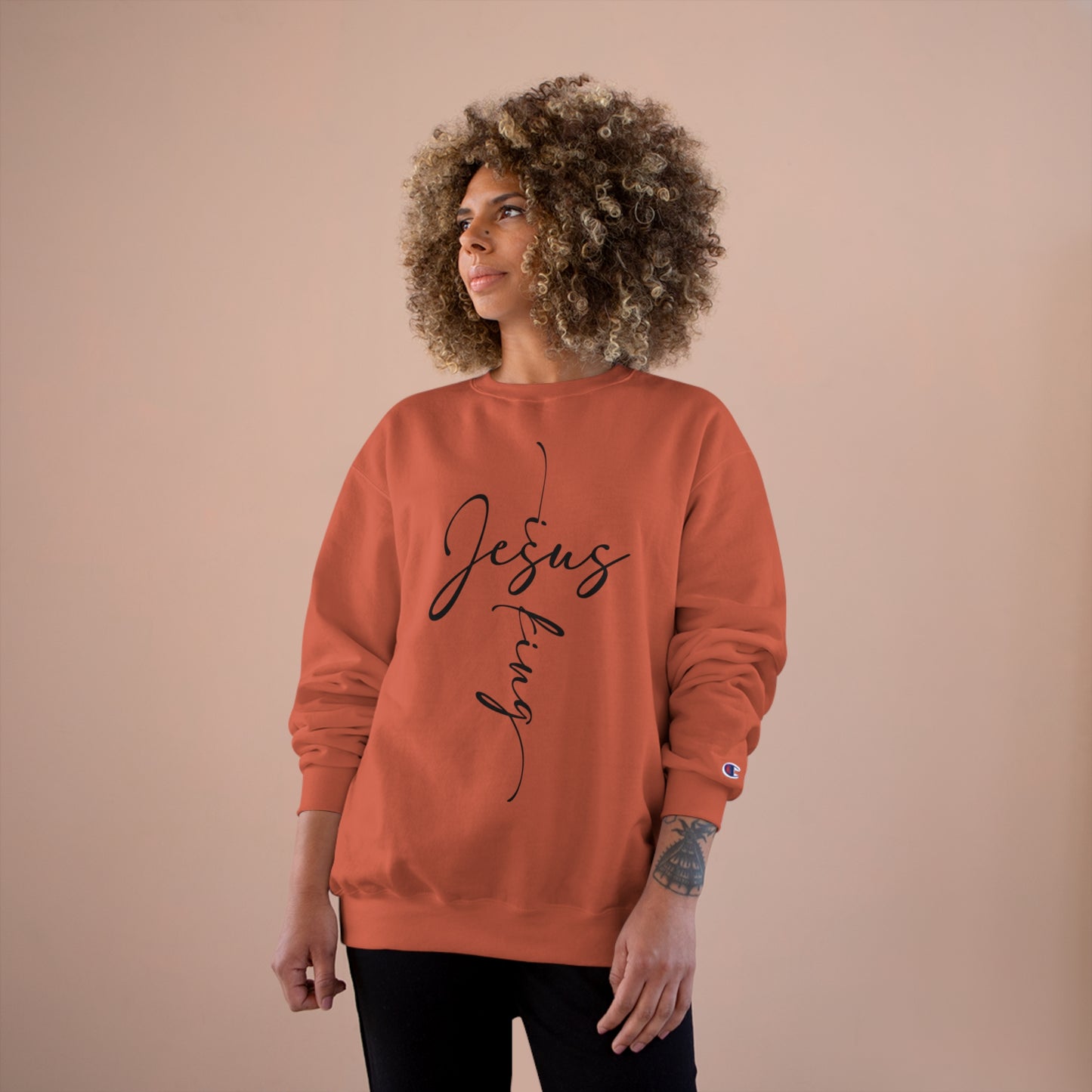 Jesus is king | Women's Sweatshirt by Champion®