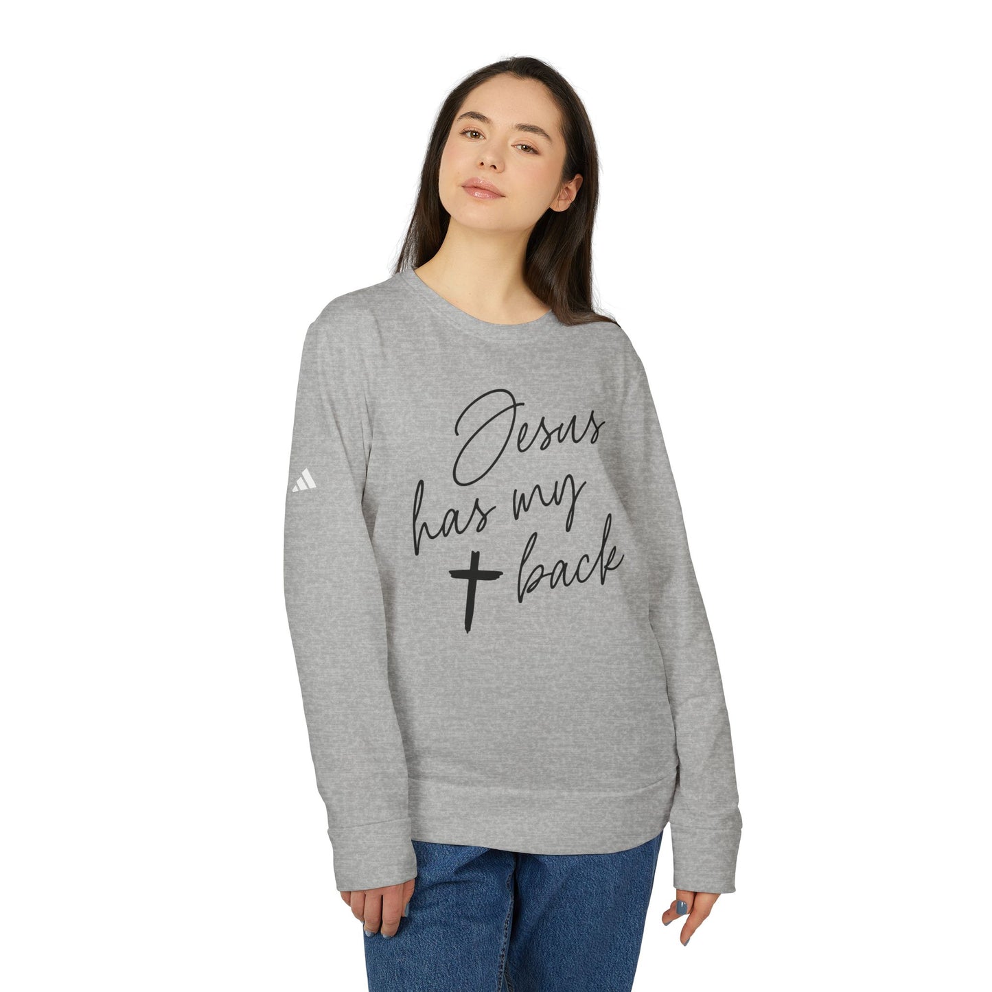 Jesus Has My Back | Women's Sweatshirt by adidas®